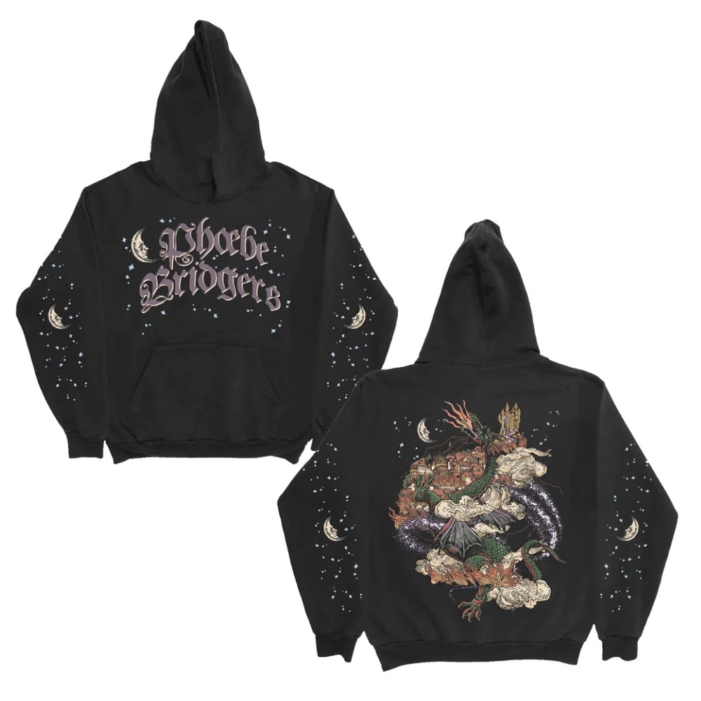 Phoebe Bridgers Eras Tour Dragon Pullover Hoodie